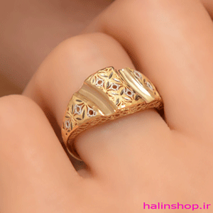 انگشتر طلا 18 عیار زنانه طلای مستجابی کد 670185